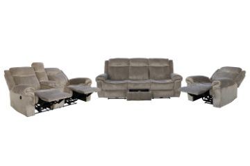 Picture of WINCHESTER Power Reclining Sofa Range with Console & Cup Holders & USB Port, Power Socket & Drawer