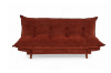Picture of PILLOW Sofa Bed with Adjustable Backrest & Side Arm Cushions (Orange)