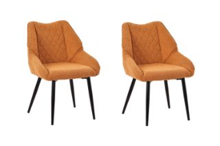 Picture of LUMO Dining Chair (Orange) - 2 Chairs in 1 Carton