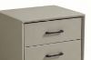 Picture of NORDICA 2-Drawer Bedside Table (Light Grey)