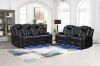 Picture of FAIRWAY Air Leather Dual Motor Reclining Sofa Range - 3RRC+2RRC+1R Sofa Set