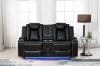 Picture of FAIRWAY Air Leather Dual Motor Reclining Sofa Range - 3RRC+2RRC+1R Sofa Set