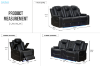 Picture of FAIRWAY Air Leather Dual Motor Reclining Sofa Range - 3RRC+2RRC+1R Sofa Set
