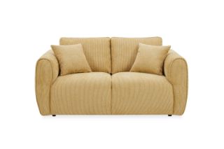 Picture of RIVANO 3/2 Seater Fabric Sofa Range (Yellow) - 2 Seater