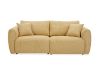 Picture of RIVANO 3/2 Seater Fabric Sofa Range (Yellow) - 3 Seater