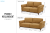 Picture of SPHERE 3/2 Seater Fabric Sofa Range (Brown)