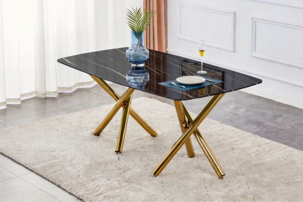 Picture of ZENIX 180 Tempered Glass Top Dining Table