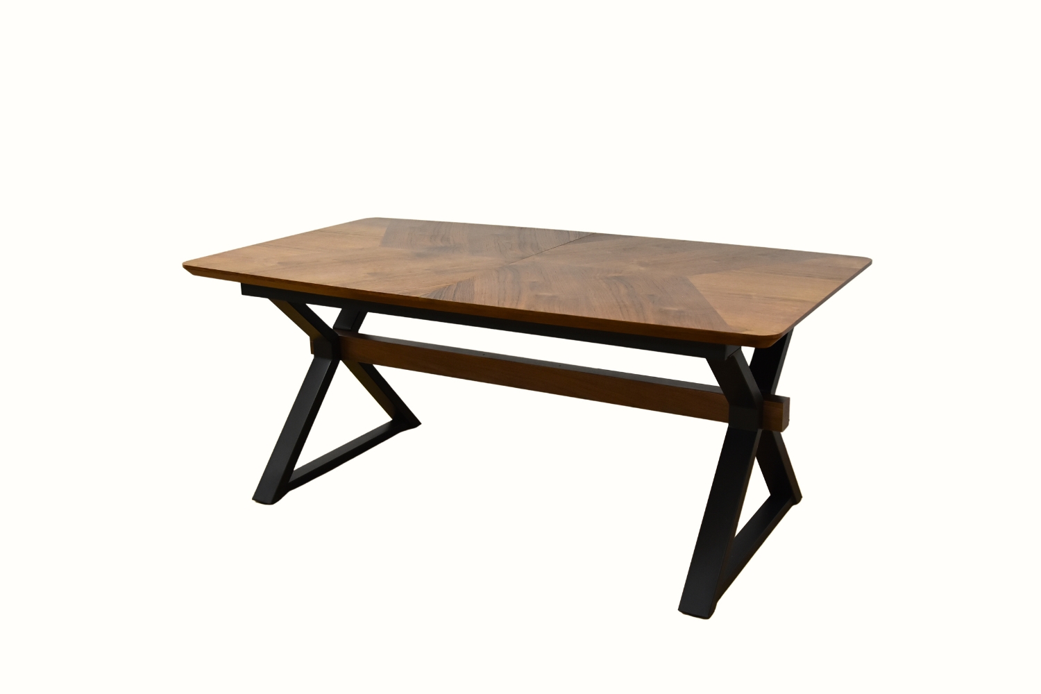 CAPITOL Walnut Veneer 180-300 Adjustable & Extendable Dining Table