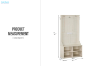 Picture of AXIS Hall Tree with Shoe Storage Bench & Coat Rack