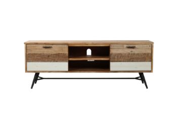 Picture of [FLOOR MODEL CLEARANCE]  LEAMAN 1.6M Solid Acacia Wood TV Unit