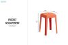 Picture of BRYN Stackable Bar Stool (Red)