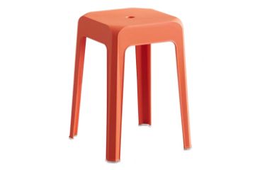 Picture of BRYN Stackable Bar Stool (Orange)