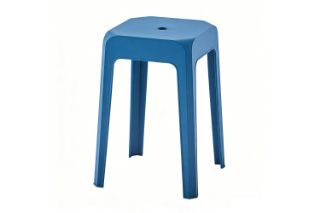 Picture of BRYN Stackable Bar Stool (Dark Blue)