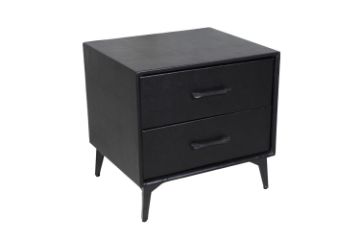 Picture of  NORDICA 2-Drawer Bedside Table (Dark)