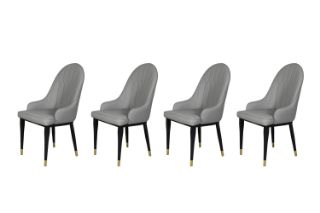 Picture of MILDA Dining Chair (Dark Grey) - Set of 4