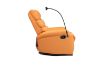 Picture of [FLOOR MODEL CLEARANCE] OLIVIO 360° Swivel Manual Recliner Lounge Chair With Mobile Holder (Orange)