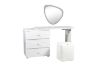 Picture of AURELIA 3-Drawer Extension Dressing Table with LED Mirror and Makeup Stool Set