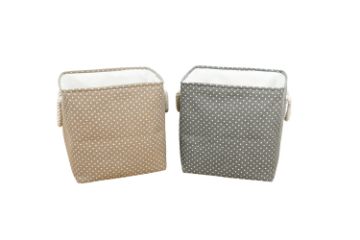Picture of 390-005/006 Square Storage Basket (Brown/Grey)