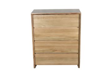 Picture of BRITTON 4-Drawer Australian Marri Hardwood Tallboy