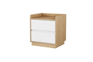 Picture of YORU 2-Drawer Bedside Table