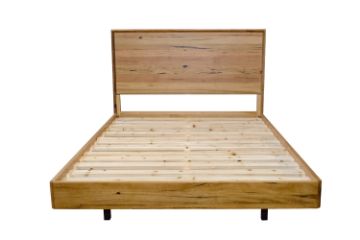Picture of BRITTON Australian Marri Hardwood Floating Bed Frame in Queen/Super King Size