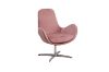 Picture of  [FLOOR MODEL CLEARANCE]  LESA Swirl Velvet Lounge Chair (Pink)