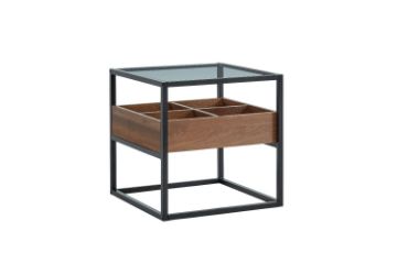 Picture of  [FLOOR MODEL CLEARANCE] GLACIER  50 Tempered Glass Top Side Table
