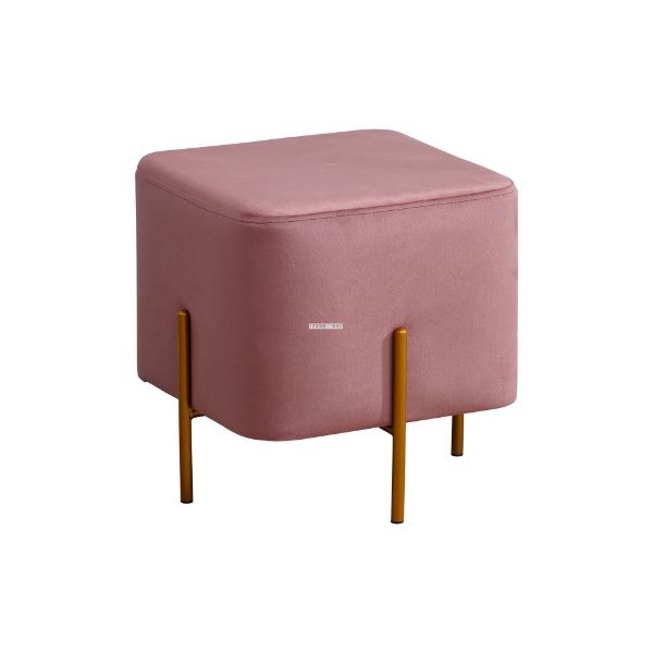 Picture of  [FLOOR MODEL CLEARANCE]  HAYSI Foot Stool Small (44x44x43) - Pink