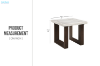 Picture of EDWYN Marble Top Side Table
