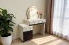 Picture of GLOW 3-Drawer Dressing Table with LED Mirror and NOOK Makeup Stool Set