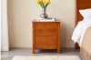 Picture of METRO 2-Drawer Bedside Table (Caramel)