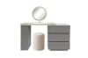Picture of NOOK 3-Drawer Extension Dressing Table with LED Mirror and Makeup Stool Set
