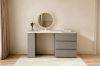 Picture of NOOK 3-Drawer Dressing Table with LED Mirror and Makeup Stool Set
