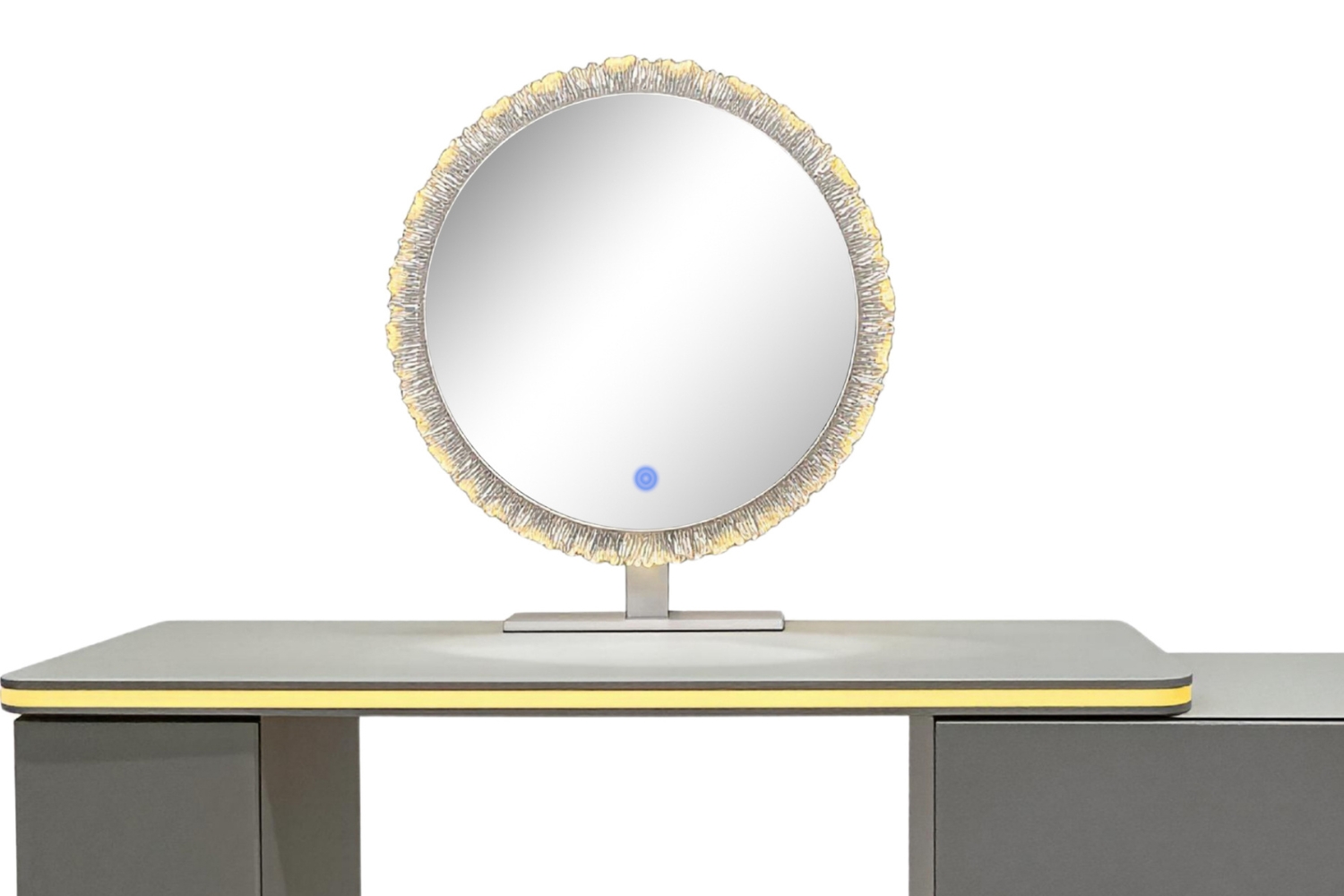 NOOK 3-Drawer Extension Dressing Table with LED Mirror and Makeup Stool Set