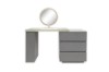 Picture of NOOK 3-Drawer 100-160 Extension Dressing Table with LED Mirror