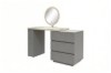 Picture of NOOK 3-Drawer 100-160 Extension Dressing Table with LED Mirror