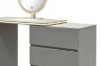 Picture of NOOK 3-Drawer 100-160 Extension Dressing Table with LED Mirror