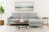 Picture of  [FLOOR MODEL CLEARANCE] NAUTICA Reversible Sectional Sofa (Light Grey)