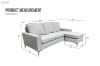 Picture of  [FLOOR MODEL CLEARANCE] NAUTICA Reversible Sectional Sofa (Light Grey)