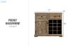 Picture of [FLOOR MODEL CLEARANCE] ODESSA 100 Wine Cabinet/Buffet with 2 Drawers