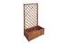 Picture of [FLOOR MODEL CLEARANCE]BISTRO Outdoor Wooden Flower Pot with Trellis (Medium) (80x38x150)