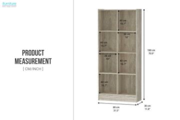 Picture of [FLOOR MODEL CLEARANCE] MOOK 180x80cm Bookshelf 