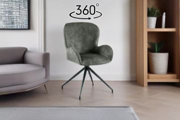 Picture of [FLOOR MODEL CLEARANCE] Copy of DUMBO 360° Swivel Dining Chair (Green) 