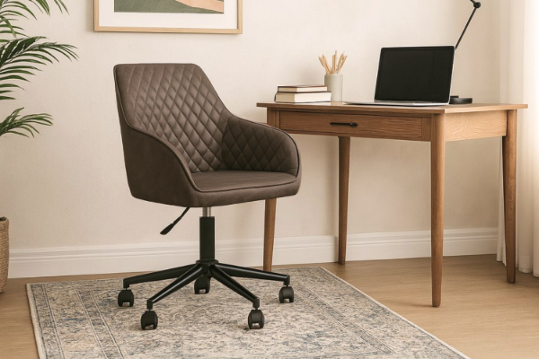 Picture of [FLOOR MODEL CLEARANCE] MURPHY Height Adjustable Office Chair (Brown)