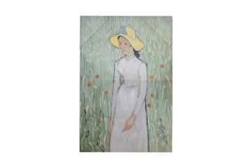 Picture of 367-005 Hand-Finished Decorative Wall Art (80×120cm) - Girl in White (1890) by Vincent van Gogh