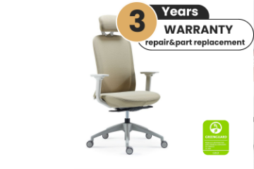 Picture of [FLOOR MODEL CLEARANCE] SULLIVAN Ergonomic Office Chair (Yellow-Greyish White) 