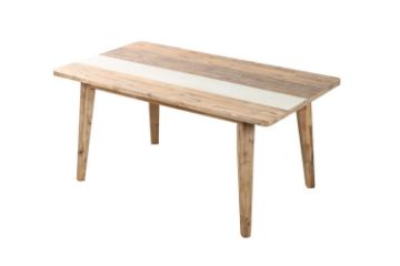 Picture of [FLOOR MODEL CLEARANCE] LEAMAN 1.6M Solid Acacia Wood Dining Table 