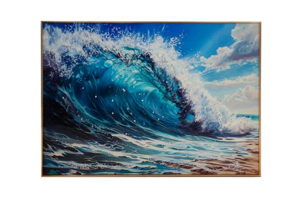 Picture of 357-002 Decorative Wall Art with Golden Frame (80×60cm) 