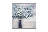 Picture of 389-007 Hand Oil Painting Canvas Wall Art with Black Frame (80x80CM) - Bouquet