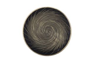 Picture of 371-003 Golden Fireworks Placemat 38CM (Black)